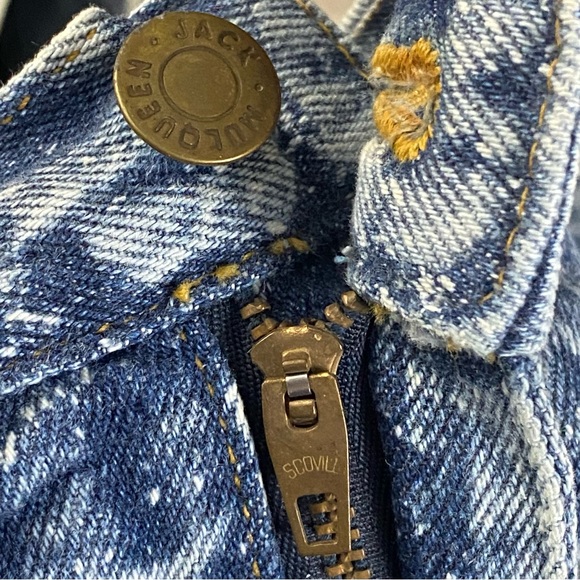 Vintage Jack MulQueen Women’s Acid Washed High Waist Denim Mom Jeans Size 38x32 - Picture 5 of 9
